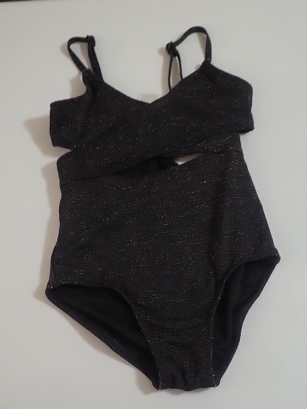 art class Black Sparkle Cutout One-Piece Swimsuit
